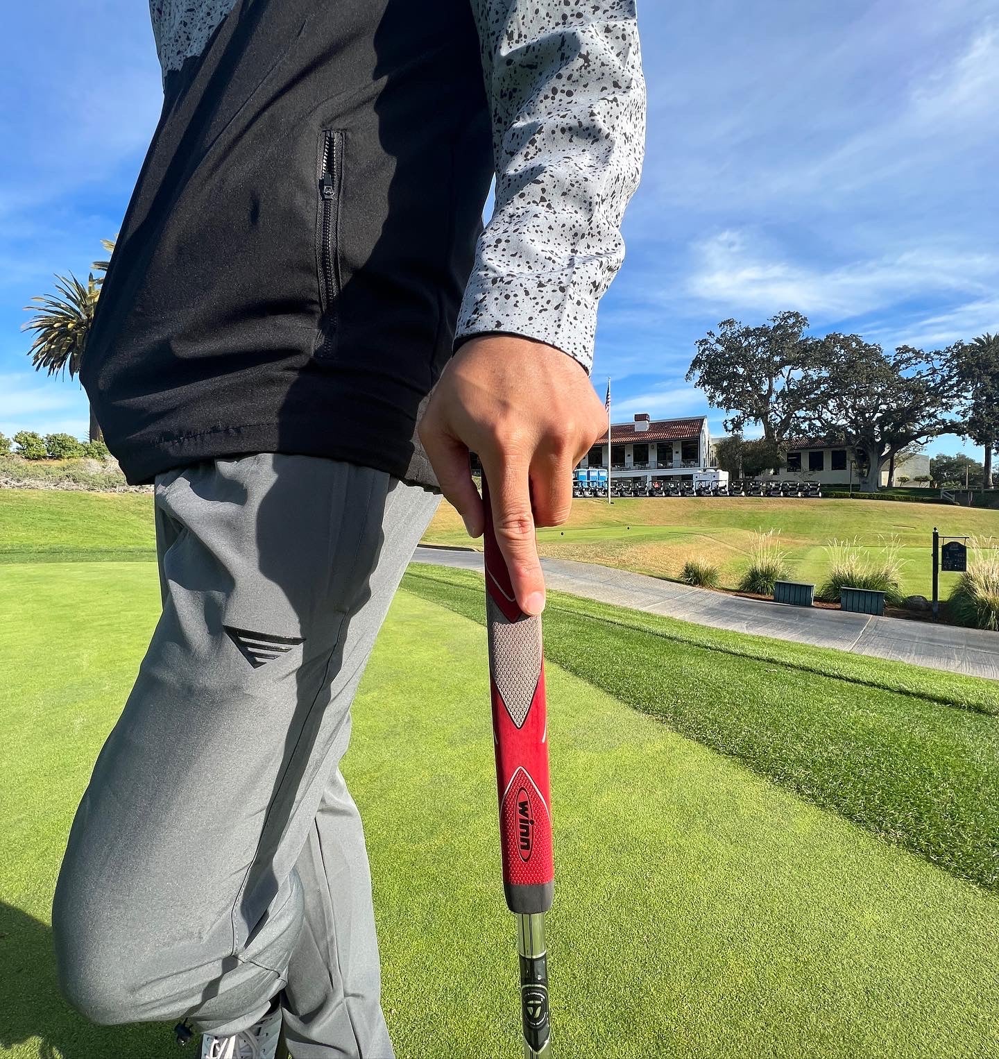 HYBRID CARGO GOLF PANT - GREY