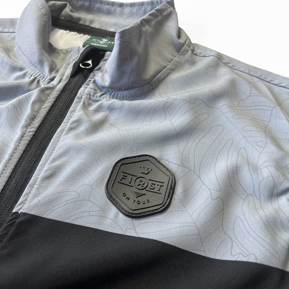 TONAL MONSTERA HYBRID VEST - BLACK/GREY