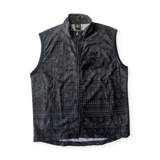 SAVS x 1ST ON TOUR PAISLEY HYBRID VEST - BLACK
