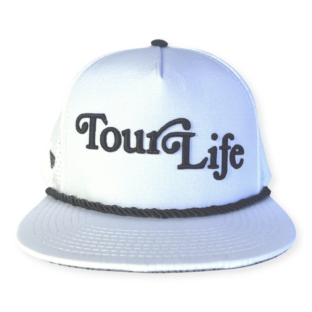 TOUR LIFE 5-PANEL SNAPBACK - WHITE