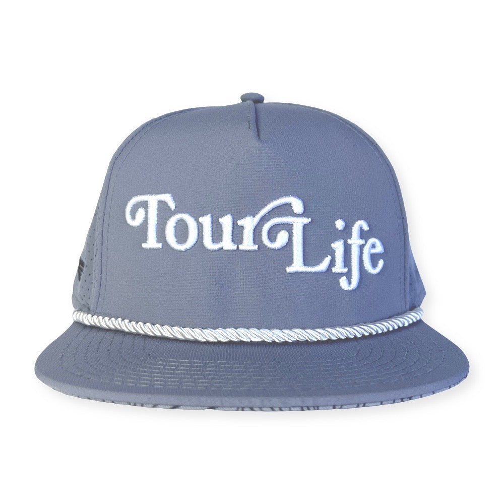 TOUR LIFE 5-PANEL SNAPBACK - COOL GREY