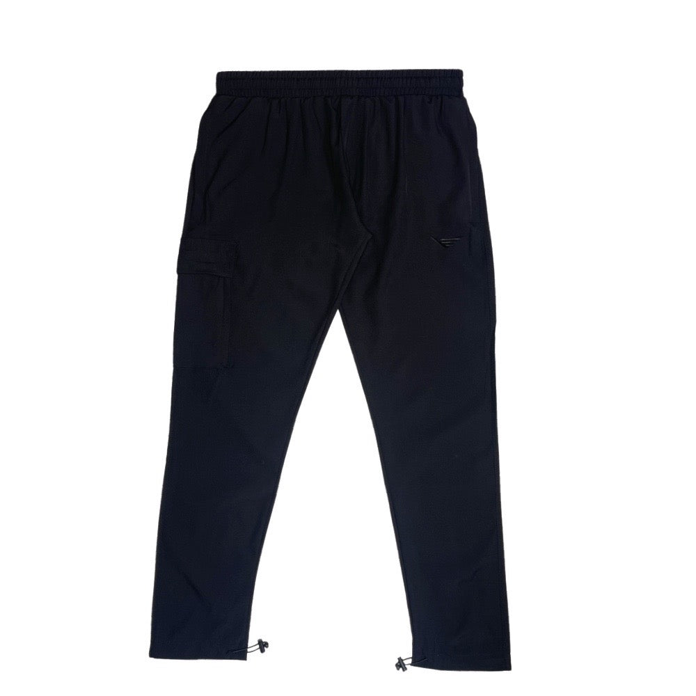 HYBRID CARGO GOLF PANT - BLACK