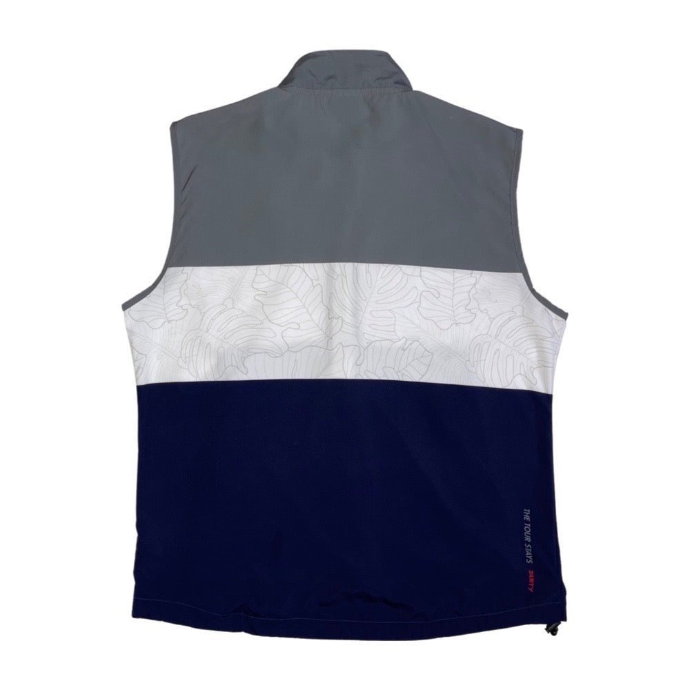 COLOR BLOCK HYBRID VEST - RED/WHITE/BUE